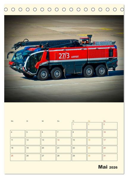 Produktbild: Feuerwehr - der Kalender (Tischkalender 2026 DIN A5 hoch), CALVENDO Monatskalender