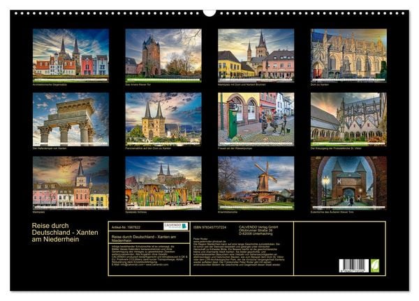 Produktbild: Reise durch Deutschland - Xanten am Niederrhein (Wandkalender 2026 DIN A2 quer), CALVENDO Monatskalender