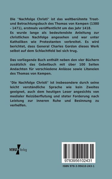 Produktbild: Die Nachfolge Christi