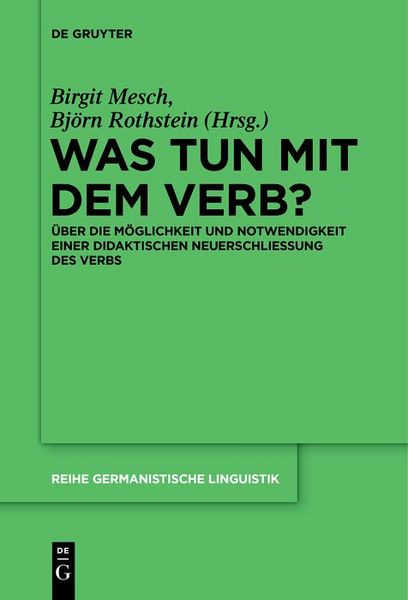Produktbild: Was tun mit dem Verb?