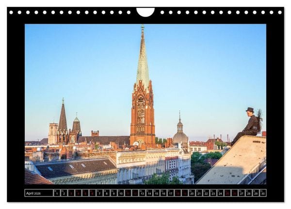 Produktbild: Schornsteinfeger &uuml;ber Berlin 2026 (Wandkalender 2026 DIN A4 quer), CALVENDO Monatskalender