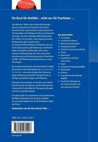 Produktbild: Der psychiatrische Notfall