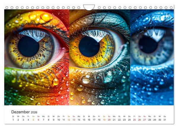 Produktbild: Farben des Moments (Wandkalender 2026 DIN A4 quer), CALVENDO Monatskalender