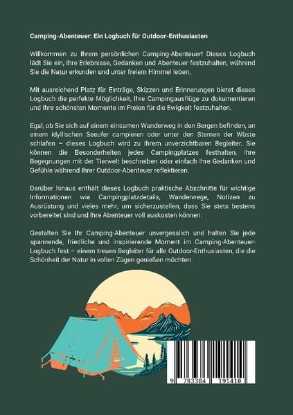Produktbild: Camping Logbuch
