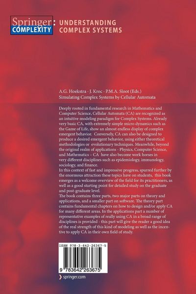 Produktbild: Simulating Complex Systems by Cellular Automata