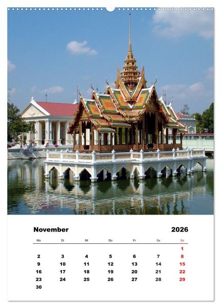 Produktbild: Thailand - Eine kleine Rundreise (hochwertiger Premium Wandkalender 2026 DIN A2 hoch), Kunstdruck in Hochglanz