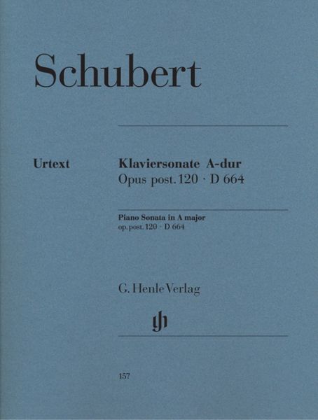Produktbild: Franz Schubert - Klaviersonate A-dur op. post. 120 D 664