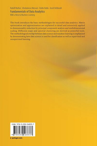 Produktbild: Fundamentals of Data Analytics