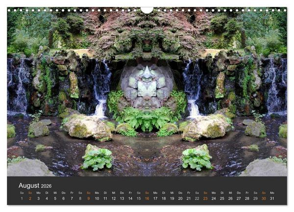 Produktbild: Spiegelwelten - Im Reich der Naturwesen (Wandkalender 2026 DIN A3 quer), CALVENDO Monatskalender