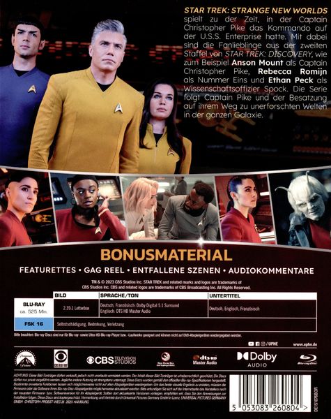 Produktbild: Star Trek: Strange New Worlds - Staffel 1 [4 BRs]