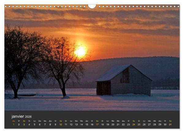 Produktbild: Regard sur les saisons du Qu&eacute;bec (Calendrier mural 2026 DIN A3 vertical), CALVENDO calendrier mensuel