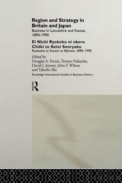 Produktbild: Region and Strategy in Britain and Japan