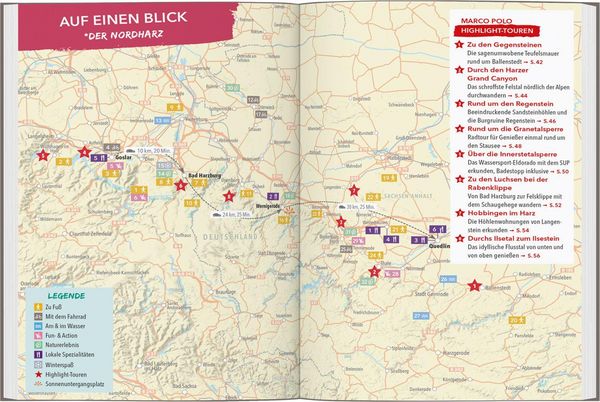 Produktbild: Marco Polo Outdoor Guide Reisef&uuml;hrer Harz