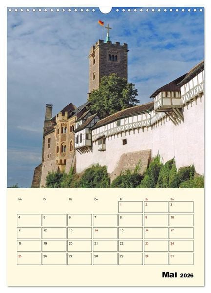 Produktbild: Die Wartburg - Weltkulturerbe in Th&uuml;ringen (Wandkalender 2026 DIN A3 hoch), CALVENDO Monatskalender