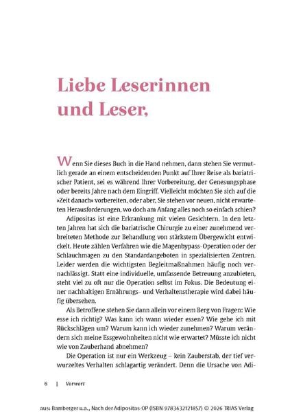 Produktbild: Nach der Adipositas-OP