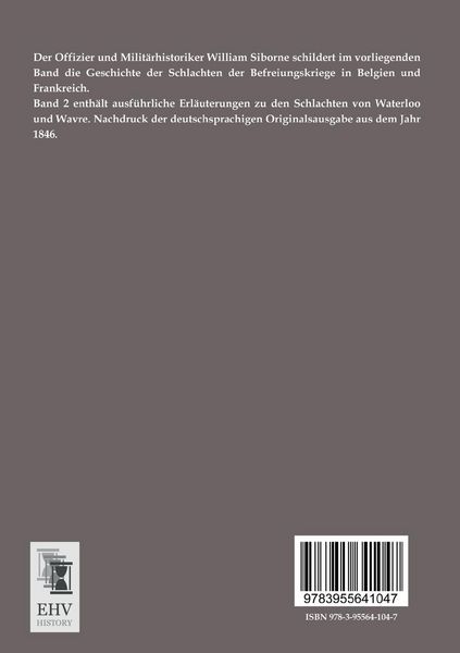 Produktbild: Geschichte des Krieges in Frankreich und Belgien im Jahre 1815