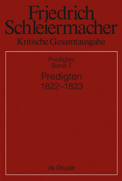 Produktbild: Predigten 1822-1823