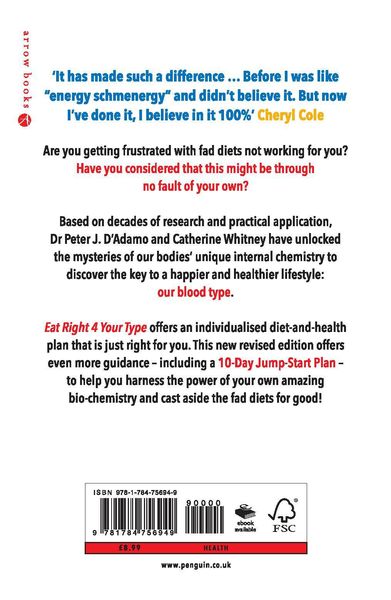 Produktbild: Eat Right 4 Your Type