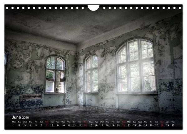 Produktbild: Lost Places HDR Beelitz II (Wall Calendar 2026 DIN A4 landscape), CALVENDO 12 Month Wall Calendar