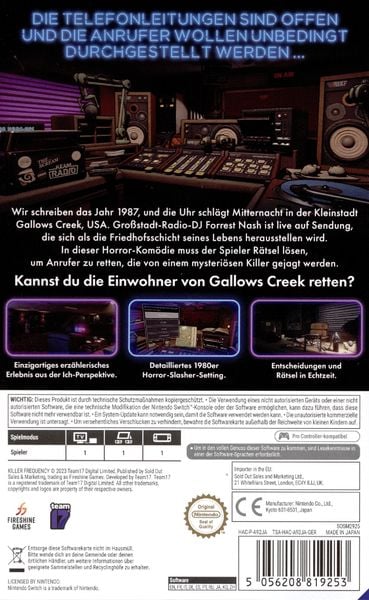 Produktbild: Killer Frequency