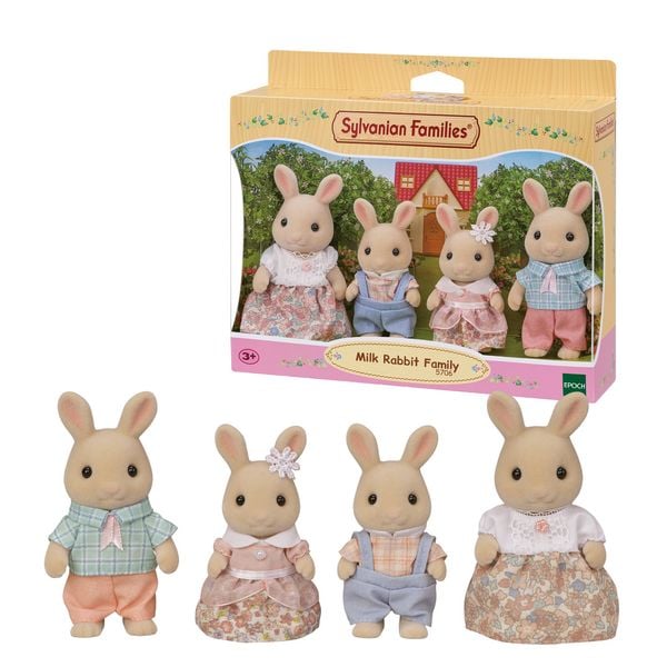 Produktbild: Sylvanian Families 5706 - Milchhasen Familie 4er Set