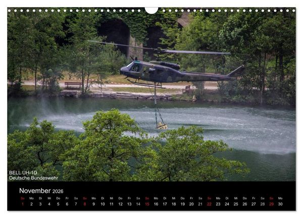 Produktbild: Hubschrauber im Einsatz (Wandkalender 2026 DIN A3 quer), CALVENDO Monatskalender