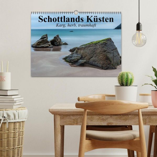 Produktbild: Schottlands K&uuml;sten. Karg, herb, traumhaft (Wandkalender 2026 DIN A3 quer), CALVENDO Monatskalender