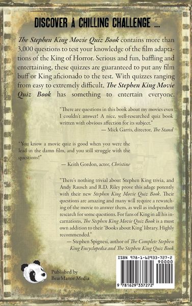 Produktbild: The Stephen King Movie Quiz Book (hardback)
