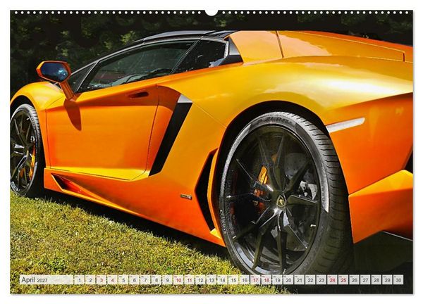 Produktbild: Muscle Cars, Geschwindigkeit und Leidenschaft (Wandkalender 2027 DIN A2 quer), CALVENDO Monatskalender
