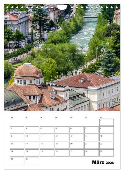 Produktbild: MERAN Terminplaner (Wandkalender 2026 DIN A4 hoch), CALVENDO Monatskalender
