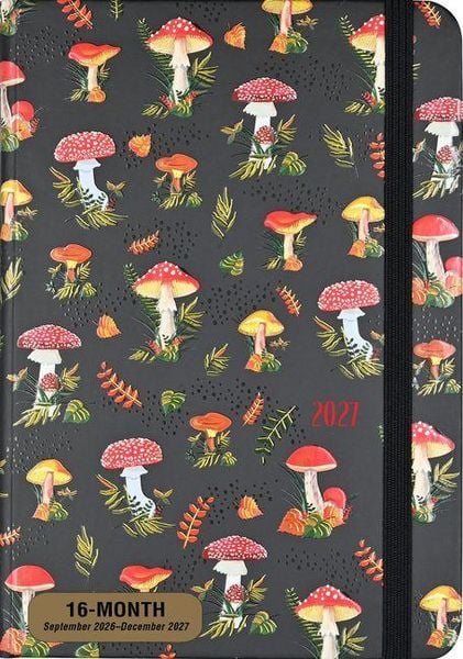 Produktbild: 2027 Mushrooms Weekly Planner (16 Months, Sept 2026 to Dec 2027)