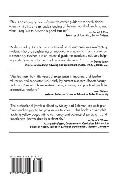 Produktbild: The Essential Career Guide to Becoming a Middle and High School Teacher