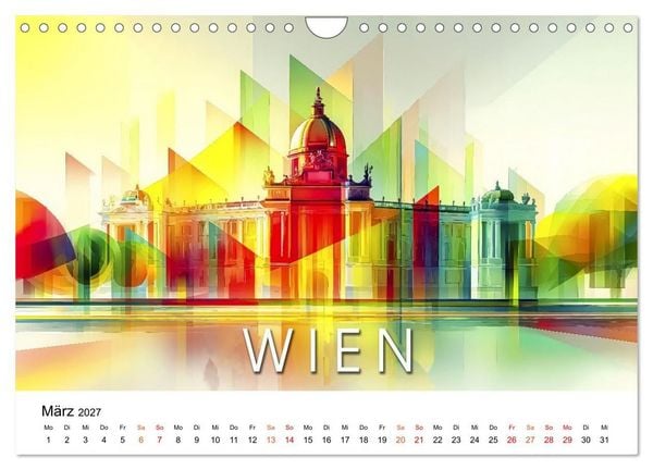 Produktbild: City Colors Europa - Die bunte St&auml;dte Kollektion (Wandkalender 2027 DIN A4 quer), CALVENDO Monatskalender