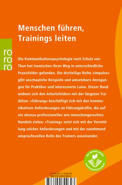 Produktbild: Impulse f&uuml;r F&uuml;hrung und Training