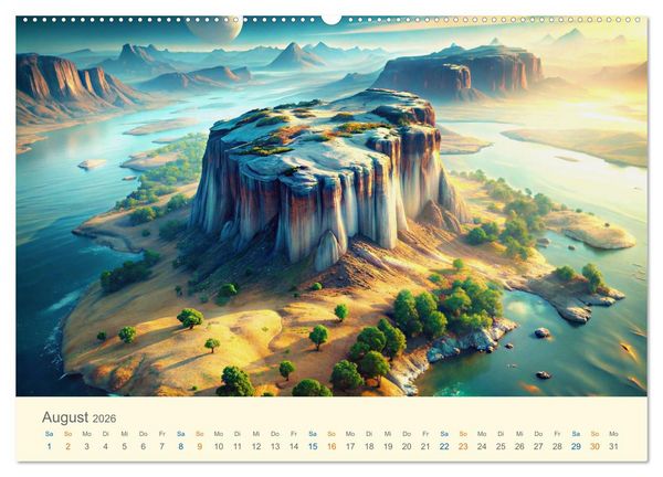 Produktbild: Nicht von diesem Planeten (Wandkalender 2026 DIN A2 quer), CALVENDO Monatskalender
