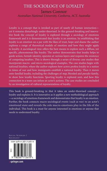 Produktbild: The Sociology of Loyalty