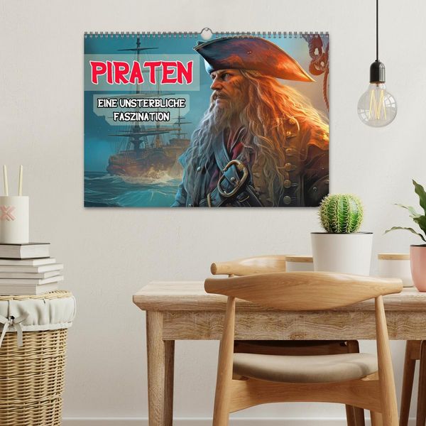 Produktbild: Piraten - Eine unsterbliche Faszination (Wandkalender 2026 DIN A3 quer), CALVENDO Monatskalender