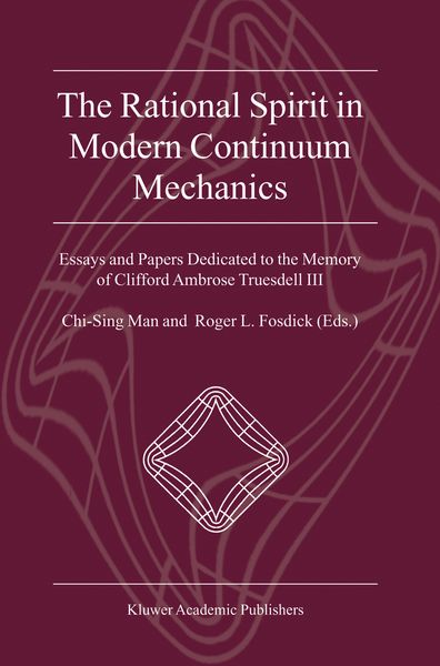 Produktbild: The Rational Spirit in Modern Continuum Mechanics