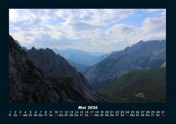 Produktbild: Berge 2026 Fotokalender DIN A4
