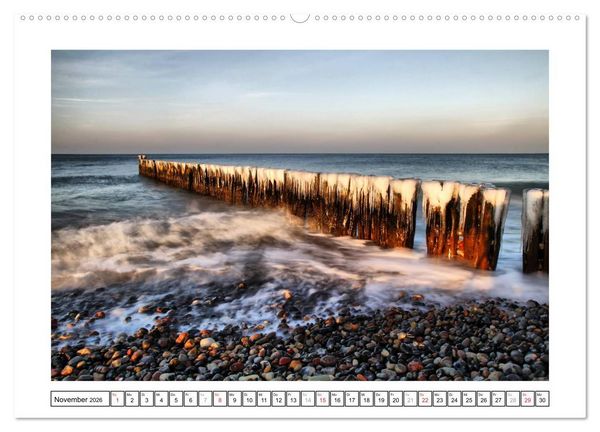 Produktbild: Die Ostseek&uuml;ste (Wandkalender 2026 DIN A2 quer), CALVENDO Monatskalender