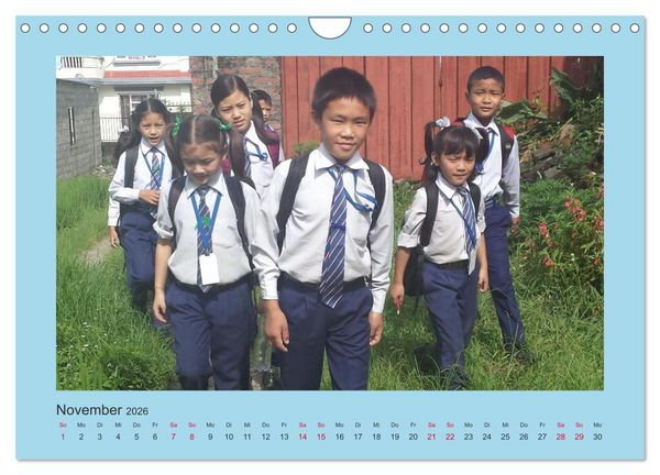 Produktbild: Kalender der Nepal Kinderhilfe e.V. (Wandkalender 2026 DIN A4 quer), CALVENDO Monatskalender