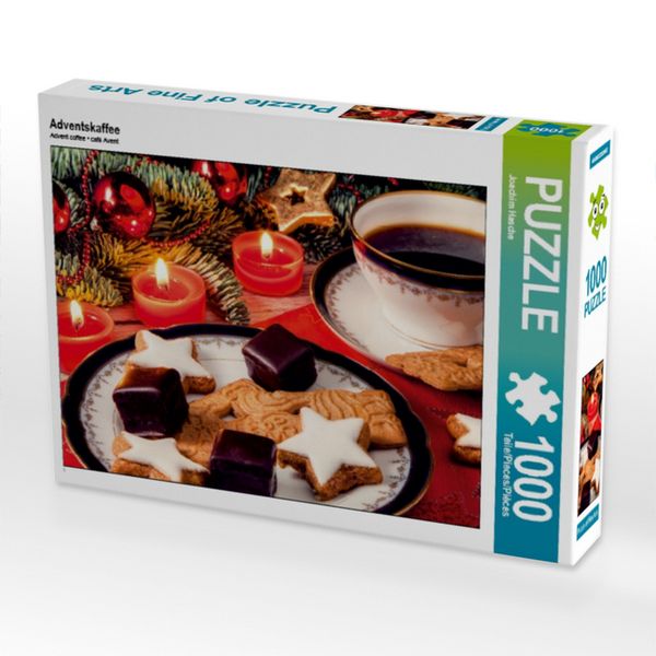 Produktbild: CALVENDO Puzzle Adventskaffee | 1000 Teile Lege-Gr&ouml;&szlig;e 64x48cm Foto-Puzzle f&uuml;r gl&uuml;ckliche Stunden