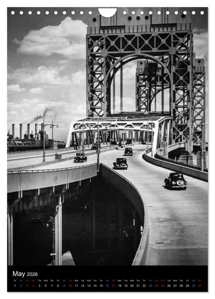 Produktbild: Historic New York 1936 (Wall Calendar 2026 DIN A4 portrait), CALVENDO 12 Month Wall Calendar