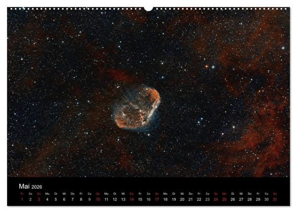 Produktbild: Atemberaubender Weltraum (Wandkalender 2026 DIN A2 quer), CALVENDO Monatskalender