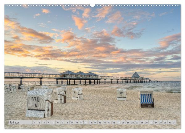 Produktbild: Wundersch&ouml;ne Ostsee R&uuml;gen und Usedom (hochwertiger Premium Wandkalender 2026 DIN A2 quer), Kunstdruck in Hochglanz