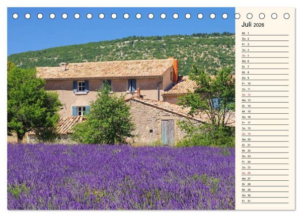Produktbild: Lavendel (Tischkalender 2026 DIN A5 quer), CALVENDO Monatskalender