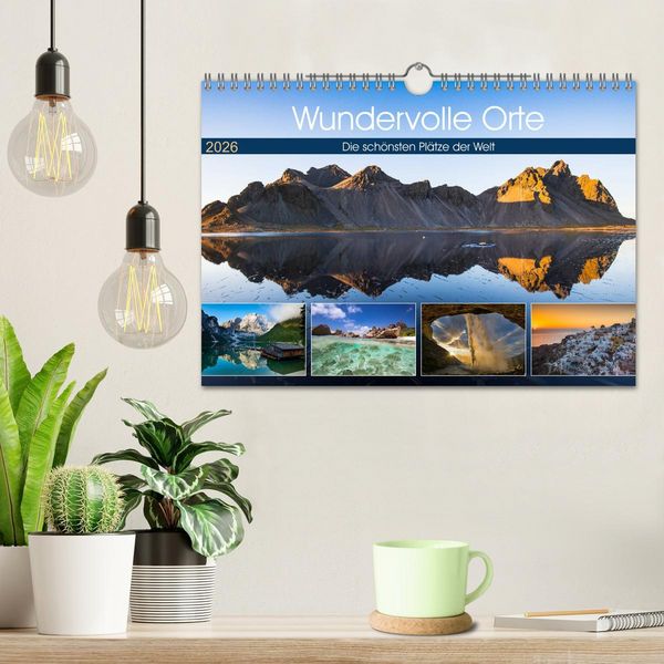 Produktbild: Wundervolle Orte (Wandkalender 2026 DIN A4 quer), CALVENDO Monatskalender