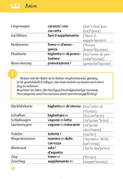 Produktbild: Sprachf&uuml;hrer Italienisch f&uuml;r die Reise
