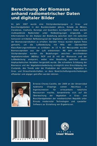 Produktbild: Berechnung der Biomasse anhand radiometrischer Daten und digitaler Bilder