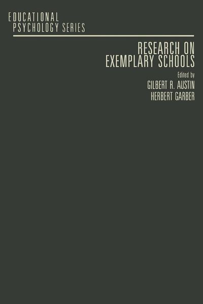 Produktbild: Research on Exemplary Schools